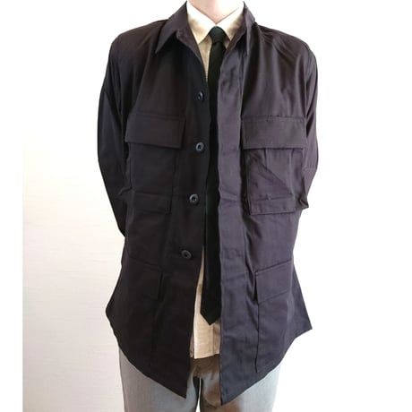 【US.Army BDU Jacket BLACK357 DeadStock】アメリカ軍 BDU ジャケット ブラック357 DeadStock