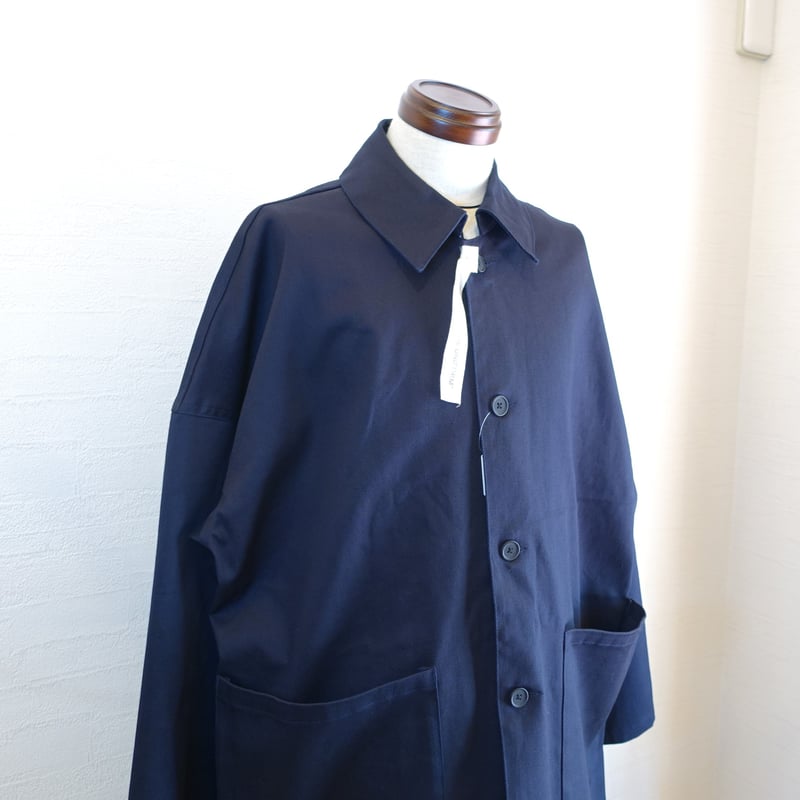 Yarmo/ヤーモ】 DUSTER COAT ダスターコート ミッドナイト