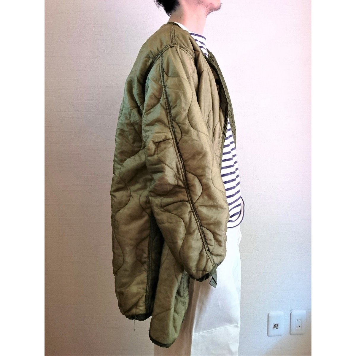 US. Army M-65 Field Parka Quilting Liner Used】