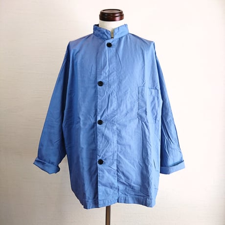 【US.Army 40's Hospital Shirts Standcollar DeadStock】アメリカ軍 40's ホスピタルシャツ スタンドカラー DeadStock