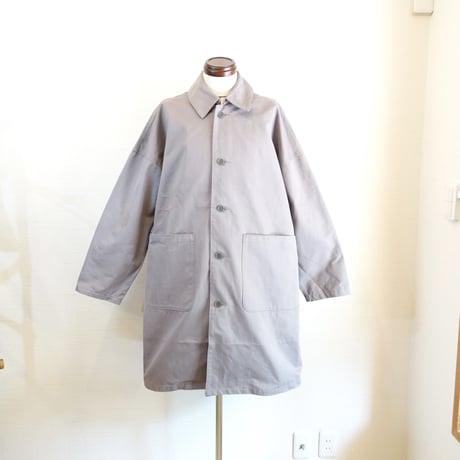 【Yarmo/ヤーモ】 DUSTER COAT  ダスターコート　ライトグレー