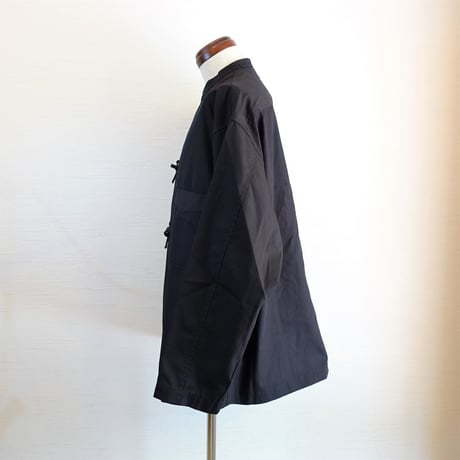 【ARMY TWILL/アーミーツイル】Cotton Polyester Plain Wave Tape Shirt　コットンポリエステル プレーンウィーブ テープシャツ　ブラック