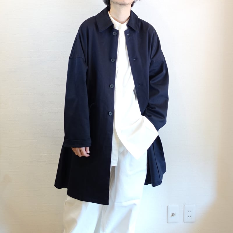 Yarmo/ヤーモ】 DUSTER COAT ダスターコート ミッドナイト（ダークネイビー...