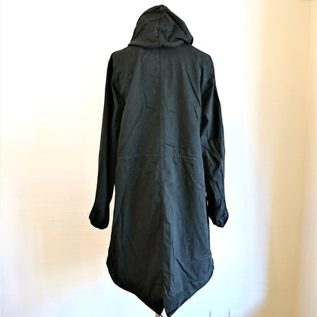 【US.Army 80's Night Desert Camo Parka Used Fabric Dyeing 】アメリカ軍 80's ナイトデザートカモパーカー Used 後染め　ブラック