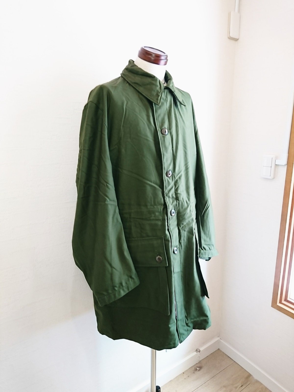 【Swedish Army M-59 Field Coat DeadStock 】スウェーデン軍 M-59 フィールドコート DeadStock