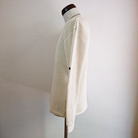 【Tieasy AUTHENTIC CLASSIC/ティージーオーセンティッククラシック】SUPER THERMAL CREW  スーパーサーマルクルー　ナチュラル
