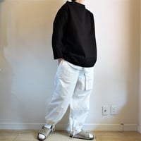 【ARMY TWILL/アーミーツイル】Light Herringbone Over Pants ライトヘリンボーン オーバーパンツ　ホワイト