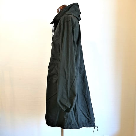 【US.Army 80's Night Desert Camo Parka Used Fabric Dyeing 】アメリカ軍 80's ナイトデザートカモパーカー Used 後染め　ブラック