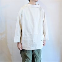 【Newlyn Smocks/ニューリン スモック】Round Neck Smocks　ラウンドネックスモック　オフホワイト