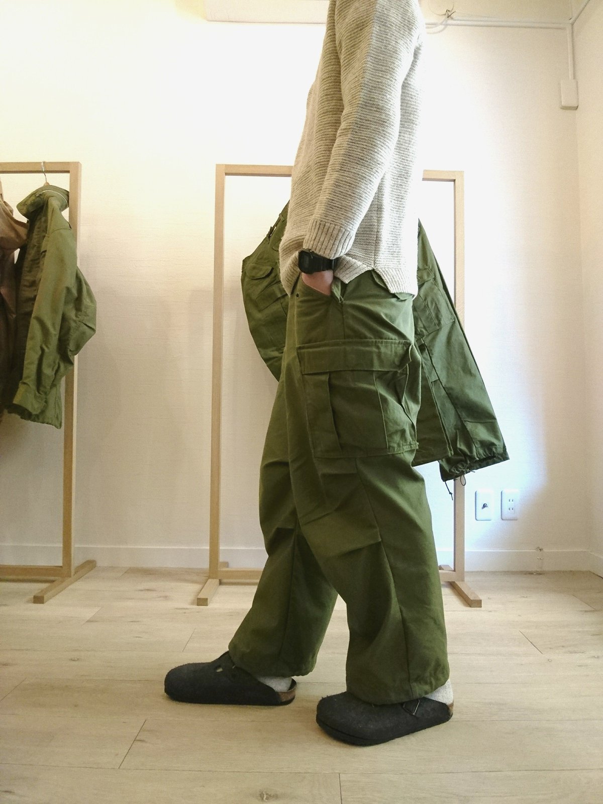 70s m-65 カーゴパンツ　small-short アメリカ軍army