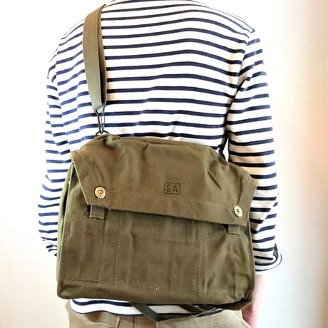 【Finland Army Canvas Shoulder Bag DeadStock】フィンランド軍キャンバスショルダーバッグ DeadStock