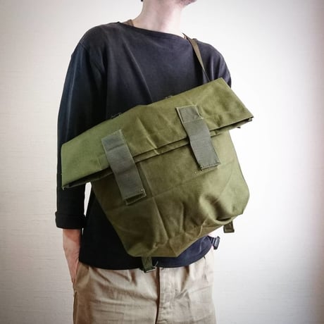 【Danish Army 80's Messenger Bag DeadStock】デンマーク軍 80's メッセンジャーバッグ DeadStock