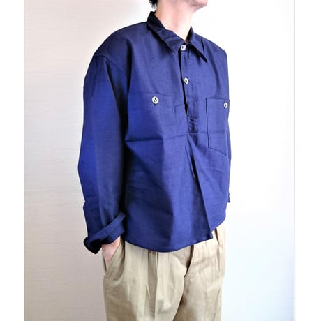 【Swedish Army 40's Pullover Jacket DeadStock 】スウェーデン軍 40's プルオーバージャケット  DeadStock