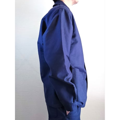【Le Sans Pareil/ル サン パレイユ】コットンモールスキン トラディショナル ダブルカバーオール　ネイビー