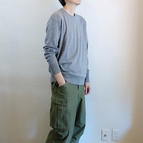 再入荷【gicipi/ジチピ】LUPO ルーポ（クルーネック）　ブラック　グレー