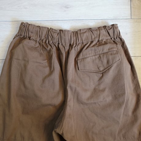 【ARMY TWILL/アーミーツイル】Light Herringbone Over Pants ライトヘリンボーン オーバーパンツ　ブラウン