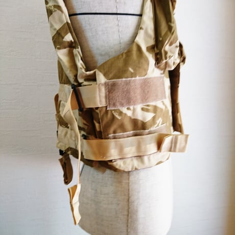 【British Army 90's Body Armor Vest DPM DeadStock】イギリス軍 90's ボディーアーマーベスト DPM DeadStock　サンドカモフラージュ