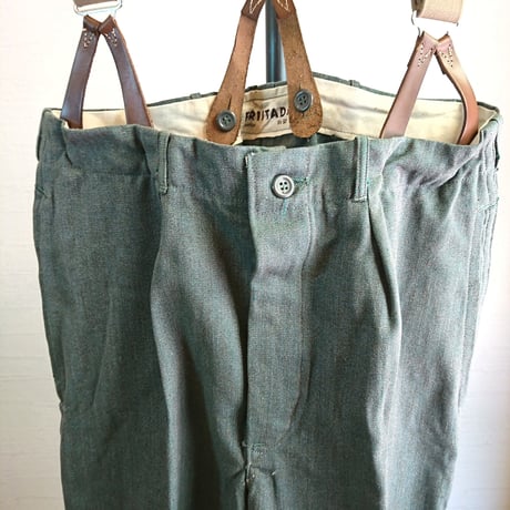 【Swedish Army 50's Prisoner Pants DeadStock】 スウェーデン軍 50's プリズナーパンツDeadStock