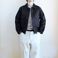 【Le Sans Pareil/ル サン パレイユ】コットンモールスキン メカニカル ジャケット　ブラック