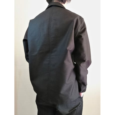 【Le Sans Pareil/ル サン パレイユ】コットンモールスキン トラディショナル ダブルカバーオール　ブラック