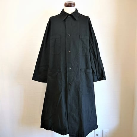 【US.Army 80's Inspector Coat DeadStock Fabric Dyeing】アメリカ軍 80's インスペクターコート DeadStock 後染め　ブラック