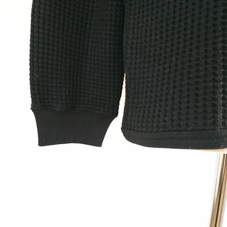 【Tieasy AUTHENTIC CLASSIC/ティージーオーセンティッククラシック】SUPER THERMAL CREW  スーパーサーマルクルー　ブラック