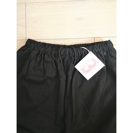 【HOLD FAST/ホールドファスト】Chef  Linen Trousers シェフ リネントラウザーズ　ブラック