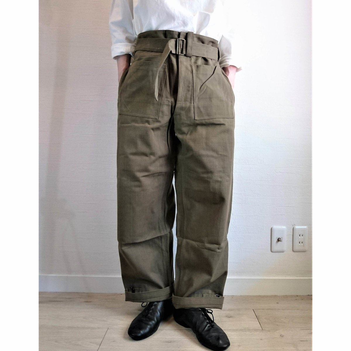 【French Army M-35 Motorcycle Pants DeadStock】フランス軍 M ...