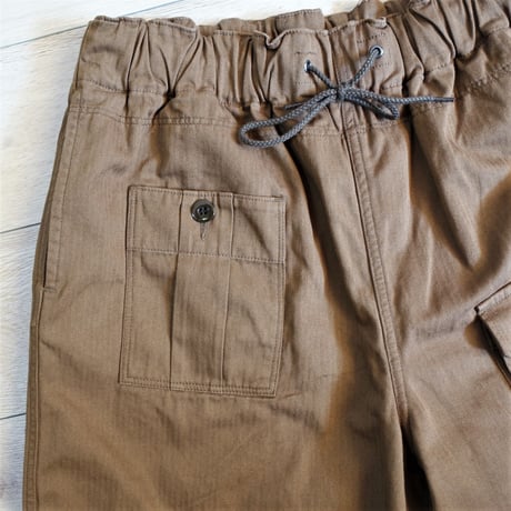 【ARMY TWILL/アーミーツイル】Light Herringbone Over Pants ライトヘリンボーン オーバーパンツ　ブラウン