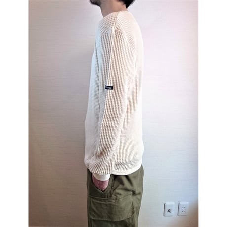 【Tieasy AUTHENTIC CLASSIC/ティージーオーセンティッククラシック】SUPER THERMAL CREW  スーパーサーマルクルー　ナチュラル