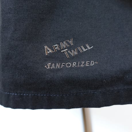 【ARMY TWILL/アーミーツイル】Broken Twill Smock ブロークン ツイル スモック　ブラック