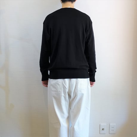 再入荷【gicipi/ジチピ】LUPO ルーポ（クルーネック）　ブラック　グレー