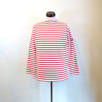 【SAINT JAMES/セントジェームス】OUESSANT SHIRT ウエッソン シャツ　ホワイト×レッド