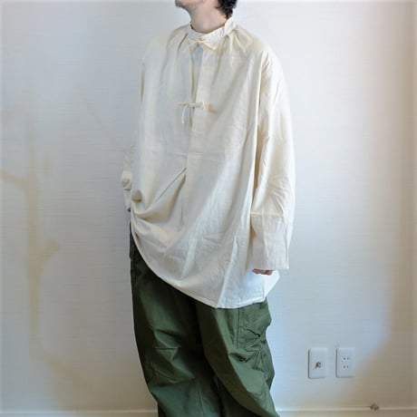 【ARMY TWILL/アーミーツイル】Cotton Slab Smock コットンスラブ スモック　オフホワイト