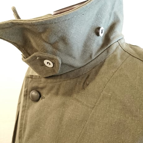 【French Army M-35 MotorCycle Coat  Deadstock】フランス軍  M-35 モーターサイクルコート  DeadStock