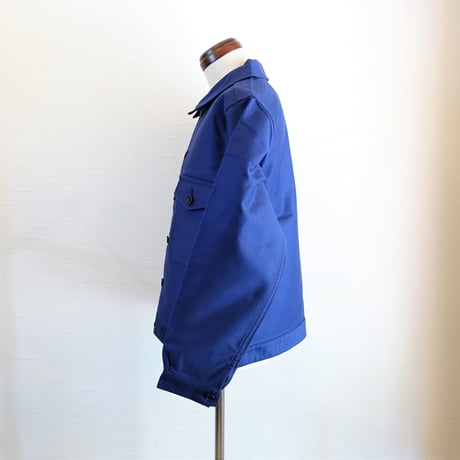 【Le Sans Pareil/ル サン パレイユ】コットンモールスキン メカニカル ジャケット　ネイビー