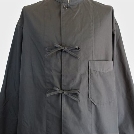 【ARMY TWILL/アーミーツイル】Cotton Polyester Plain Wave Tape Shirt　コットンポリエステル プレーンウィーブ テープシャツ　ブラック