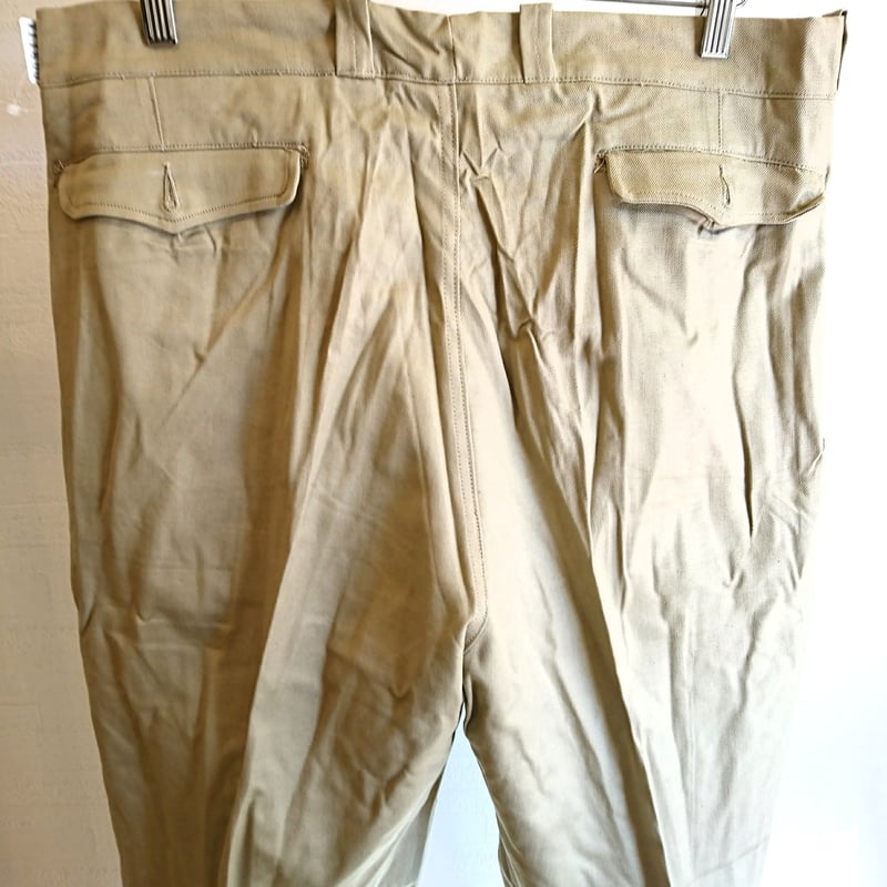 1タックモデル【French Army M-52 Chino Pants Late Model 1タックモデル【French Army M-52 Chino Pants Late Model