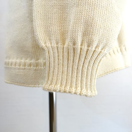 【 Guernsey Woollens/ガンジーウーレンズ】TRADITIONAL GUERNSEY SWEATER トラディショナル ガンジーセーター　クリーム