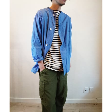 【US.Army 40's Hospital Shirts DeadStock】アメリカ軍 40's ホスピタルシャツDeadStock