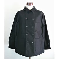 【Le Sans Pareil/ル サン パレイユ】コットンモールスキン トラディショナル ダブルカバーオール　ブラック