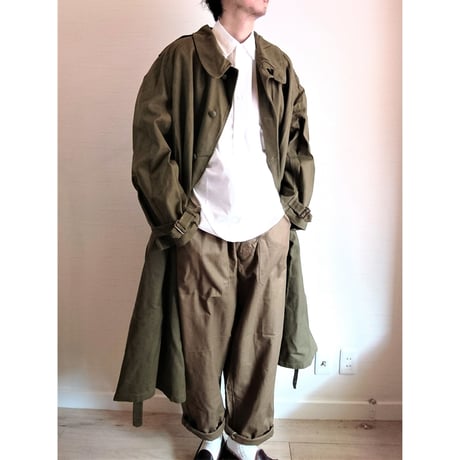 【French Army M-35 MotorCycle Coat  Deadstock】フランス軍  M-35 モーターサイクルコート  DeadStock