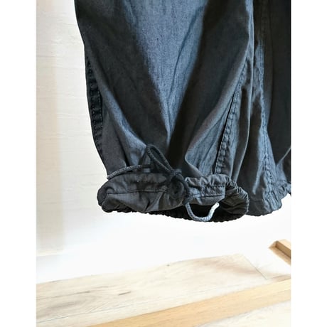 【US.Army Snow Camo Pants Remake Pocket DeadStock】アメリカ軍  スノーカモパンツ リメイクポケット 後染めブラック  DeadStock