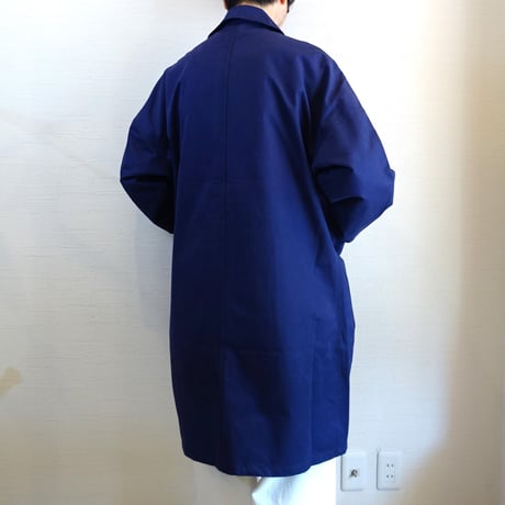 【Yarmo/ヤーモ】 DUSTER COAT  ダスターコート　ネイビー