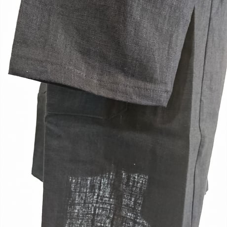 【HOLD FAST/ホールドファスト】Warehouse Linen Coat ウエアハウス リネンコート　ブラック