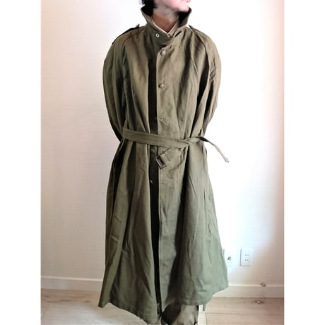 【French Army M-35 MotorCycle Coat  Deadstock】フランス軍  M-35 モーターサイクルコート  DeadStock