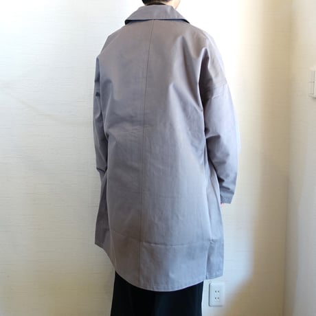 【Yarmo/ヤーモ】 DUSTER COAT  ダスターコート　ライトグレー