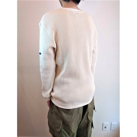 【Tieasy AUTHENTIC CLASSIC/ティージーオーセンティッククラシック】SUPER THERMAL CREW  スーパーサーマルクルー　ナチュラル