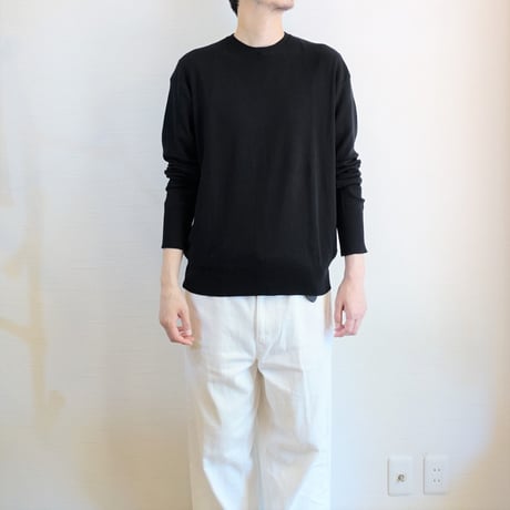 再入荷【gicipi/ジチピ】LUPO ルーポ（クルーネック）　ブラック　グレー