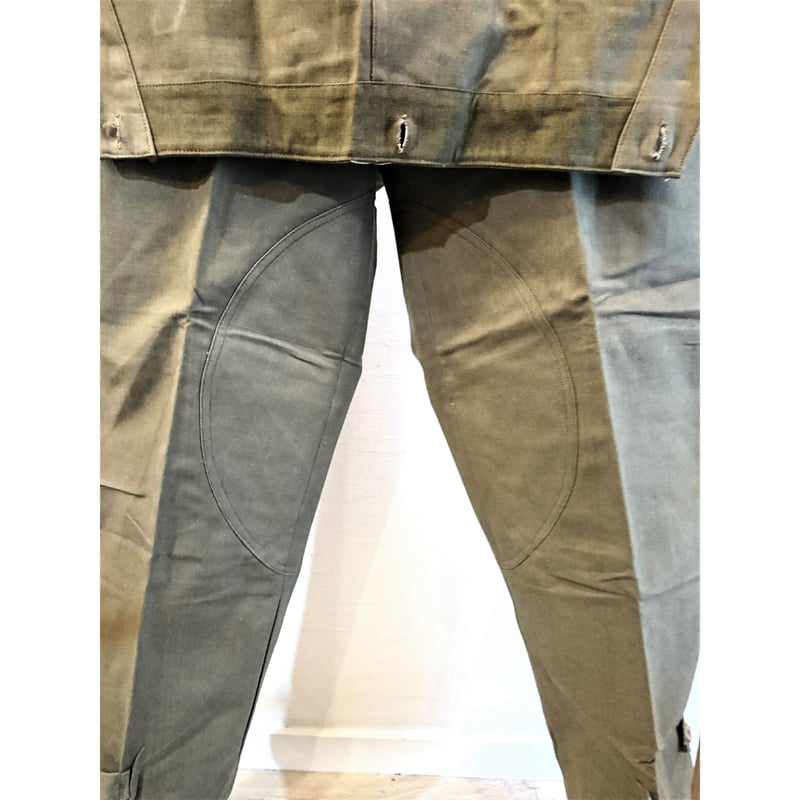 French Army M-38 Motorcycle Pants Wood Button